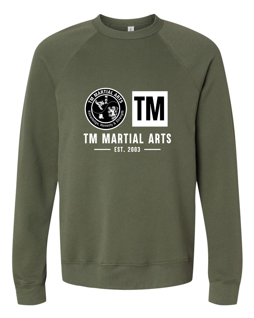 TM Black & White Logo TM Cotton Sweatshirt