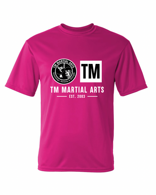 TM Black & White Logo TM Dri Fit Short Sleeve Shirt