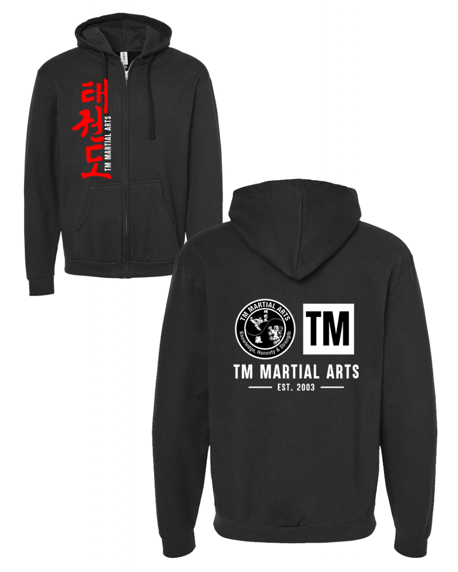 TM Black & White Logo TM Zip-Up Hoodie
