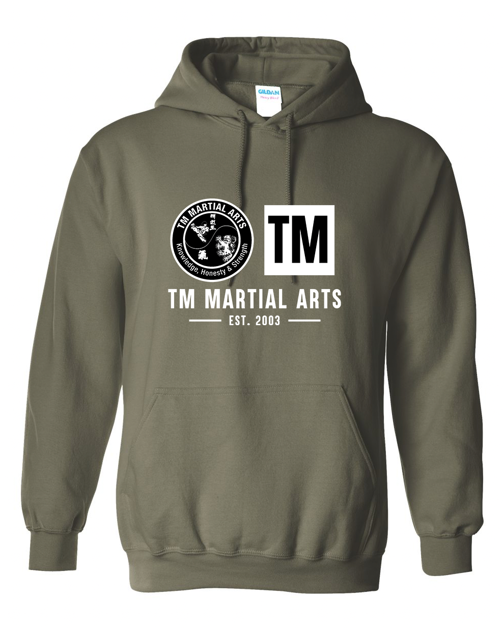 TM Black & White Logo TM Cotton Hoodie