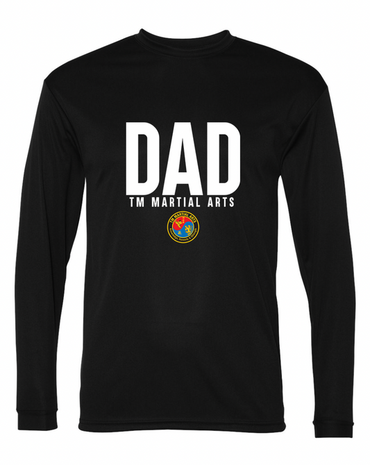 TM Dad Logo TM Dri Fit Long Sleeve Shirt