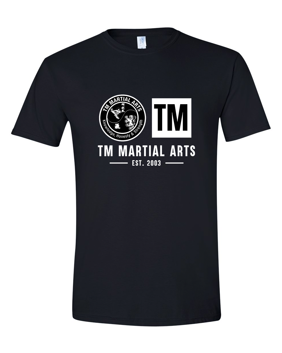 TM Black & White Logo TM Cotton Short Sleeve Shirt