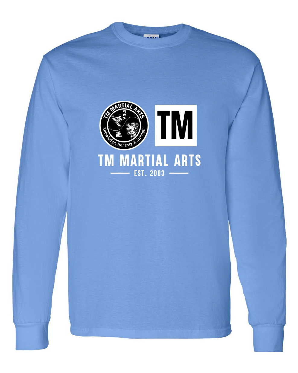 TM Black & White Logo TM Cotton Long Sleeve Shirt