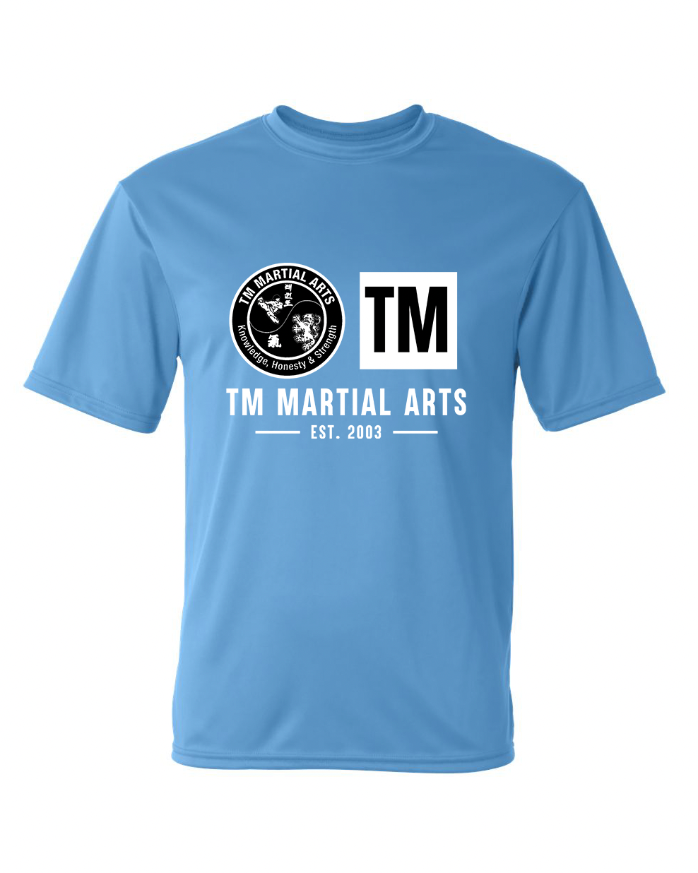 TM Black & White Logo TM Dri Fit Short Sleeve Shirt