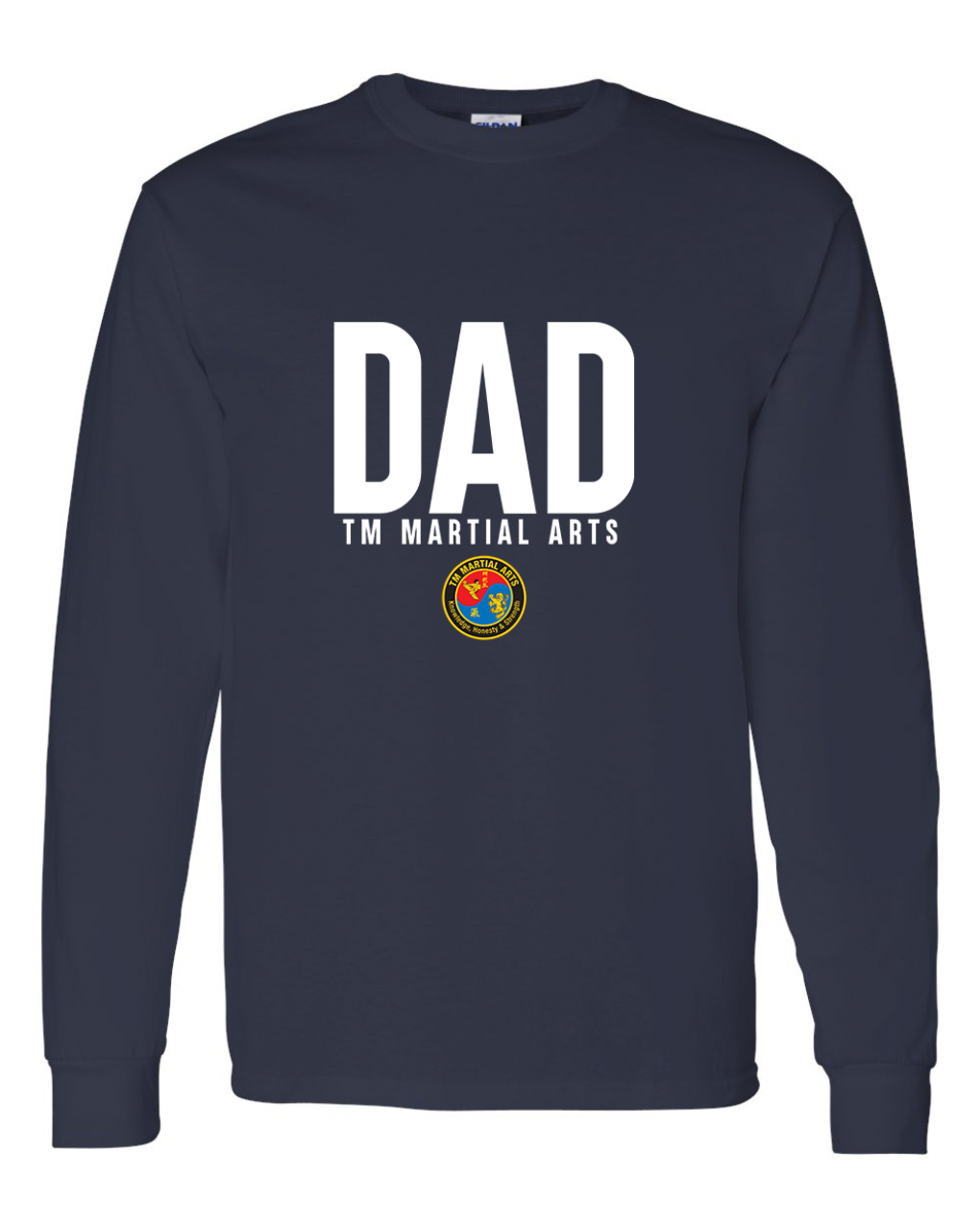 TM Dad Logo TM Cotton Long Sleeve Shirt