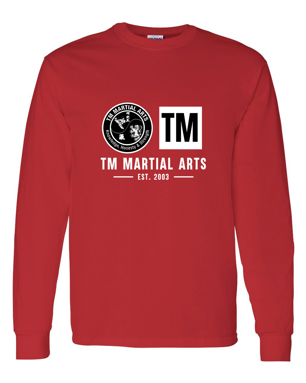 TM Black & White Logo TM Cotton Long Sleeve Shirt