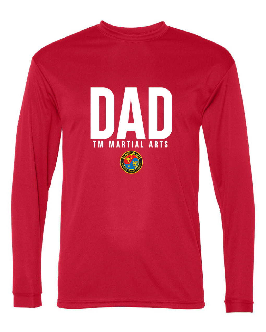 TM Dad Logo TM Dri Fit Long Sleeve Shirt
