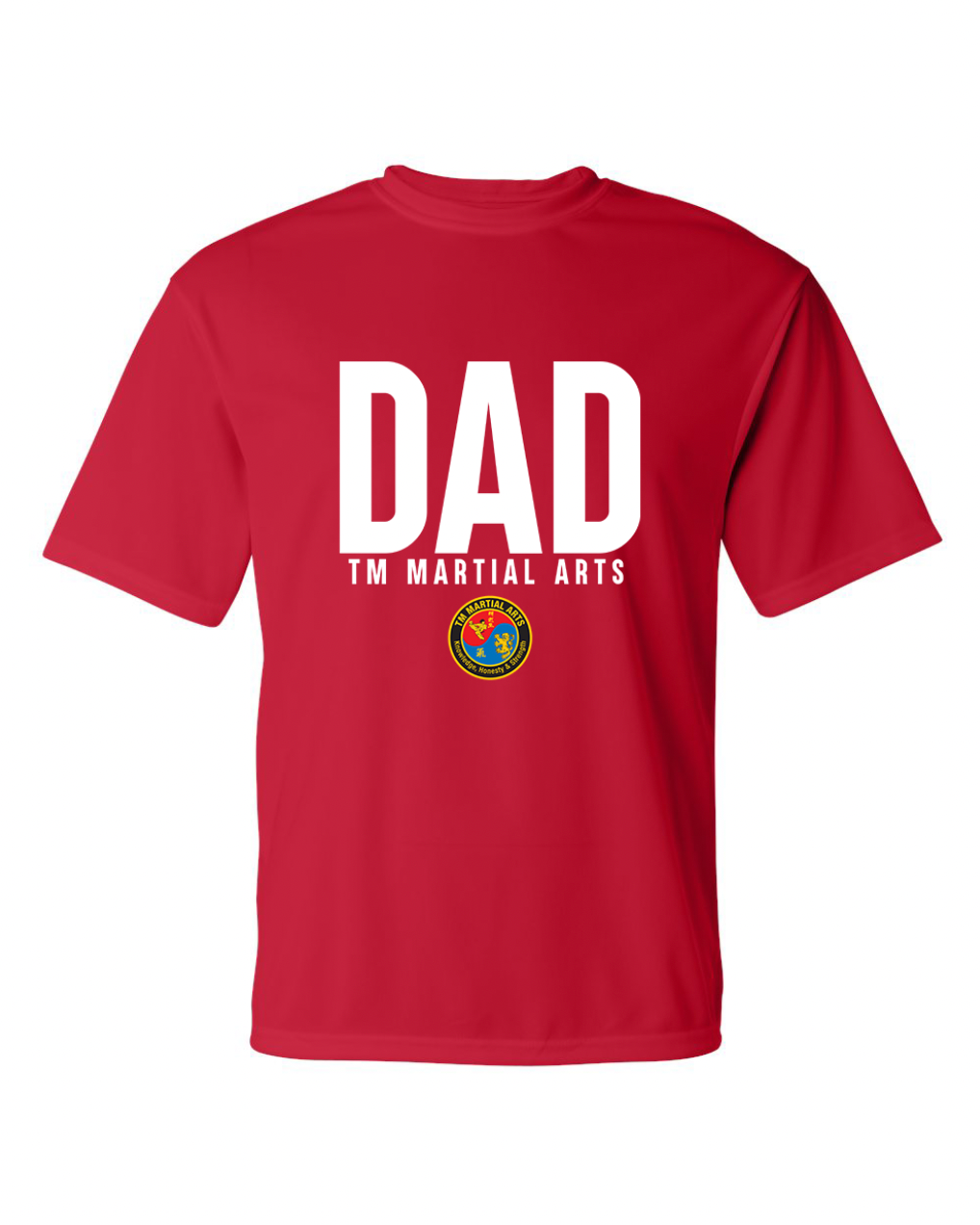 TM Dad Logo TM Dri Fit Short Sleeve Shirt