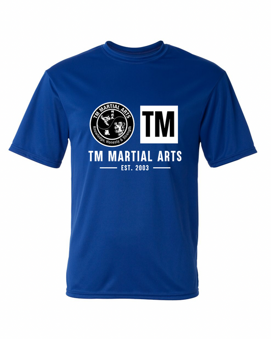 TM Black & White Logo TM Dri Fit Short Sleeve Shirt