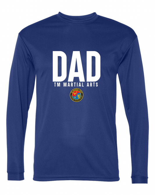 TM Dad Logo TM Dri Fit Long Sleeve Shirt
