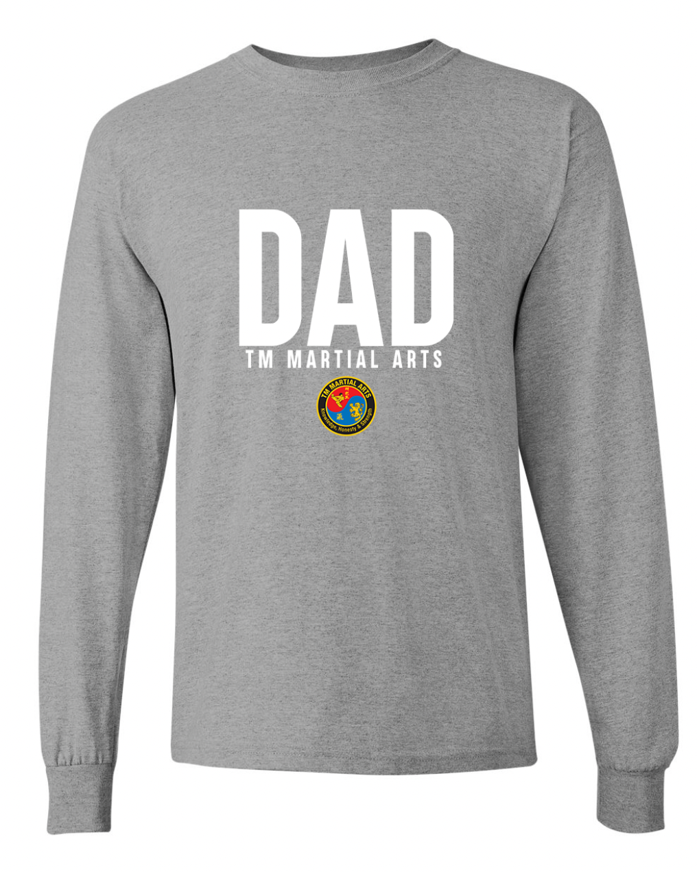 TM Dad Logo TM Cotton Long Sleeve Shirt