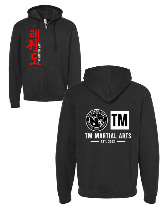 TM Black & White Logo TM Zip-Up Hoodie