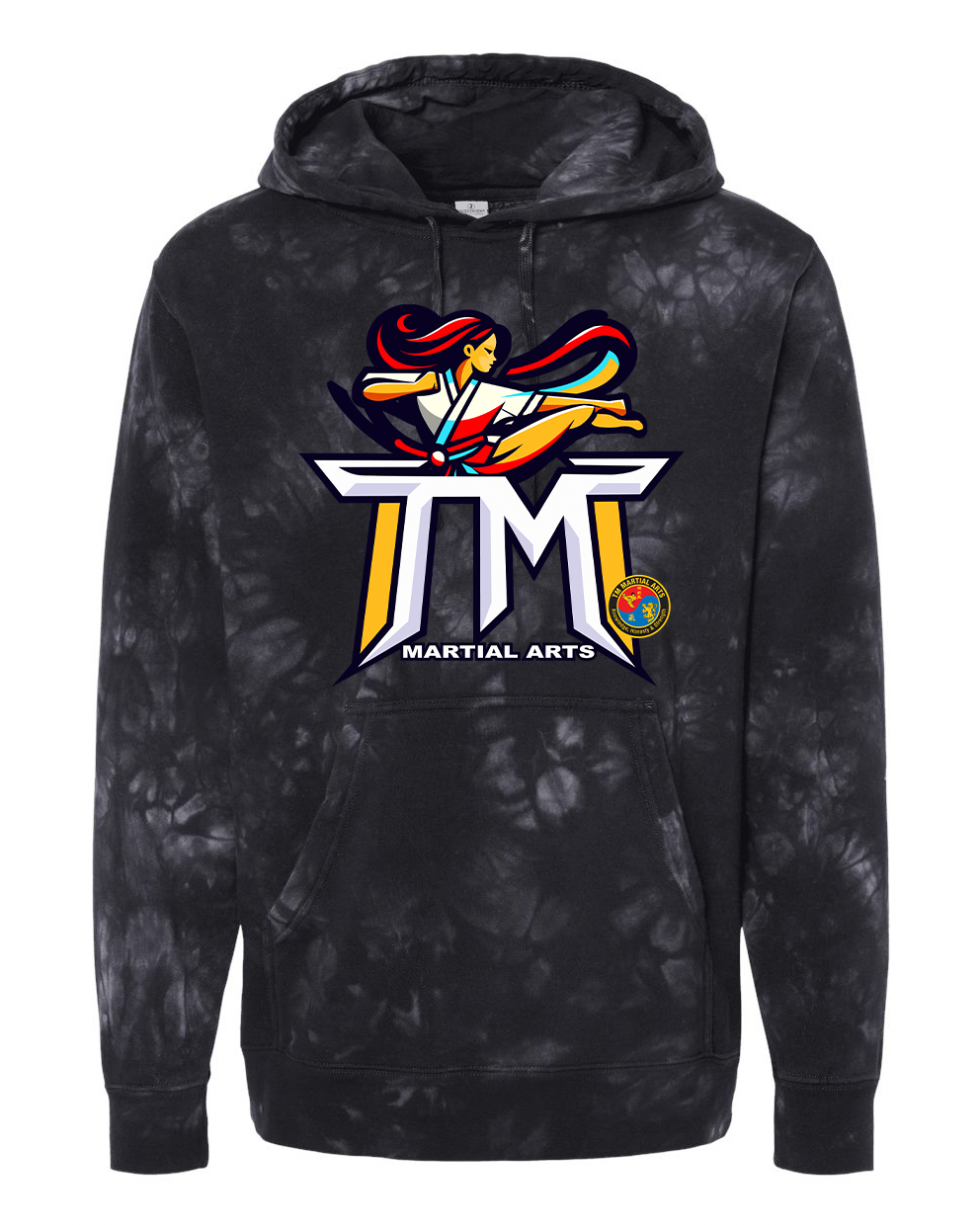 TM Female Logo TM Tie Dye Hoodie
