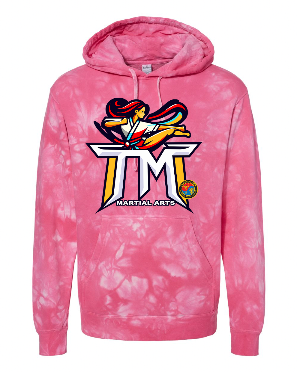 TM Female Logo TM Tie Dye Hoodie
